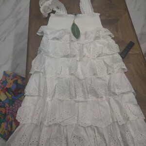 Farm Rio eyelet dress size XL New $478